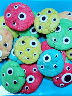 Una foto de Galletas monstruosas veganas
