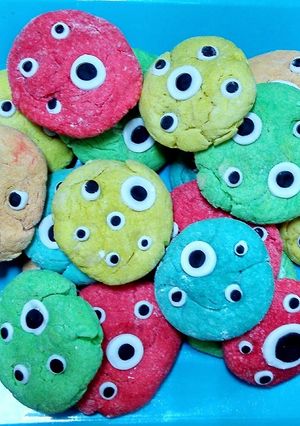 Foto principal de Galletas monstruosas veganas