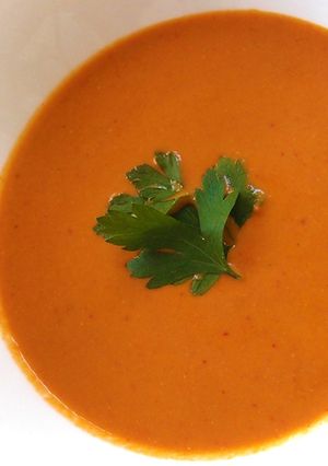 A picture of Crayfish Bisque-Style Soup.