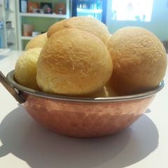Brazilian cheese bread A picture of Brazilian cheese bread.
