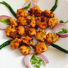 A picture of Moong dal bada.