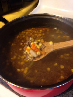 A picture of Jessies Vegetable Beef Soup.