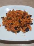 Ensalada de zanahoria rallada con pasas