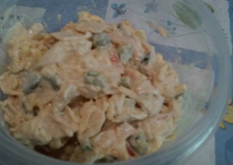 Recipe of Delicious Cheesy Jalepeno Crab Salad