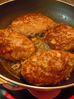 A picture of My Homemade Hamburgers.