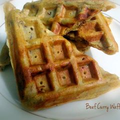 A picture of Beef Curry Waffle.