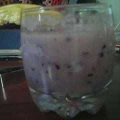 A picture of Tri-fruit juice.
