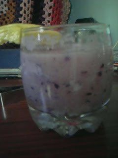 A picture of Tri-fruit juice.