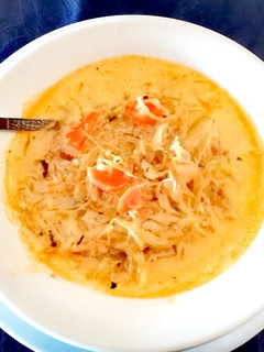 Savanyú káposztás- raguleves recept fotója