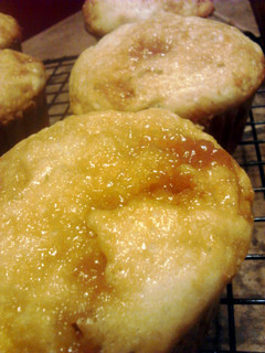 A picture of Banana Caramel Butter Muffins.