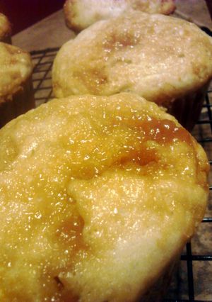 A picture of Banana Caramel Butter Muffins.