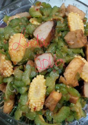 Foto resep Sayur pare pedas tumis belacan
