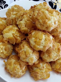 A picture of Corn Flakes Cookies.