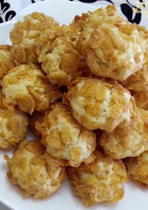 A picture of Corn Flakes Cookies.
