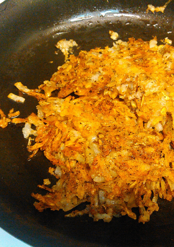 A picture of Hash Browns.