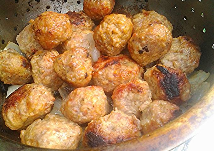 Recipe of Homemade Smoked Italian meatballs