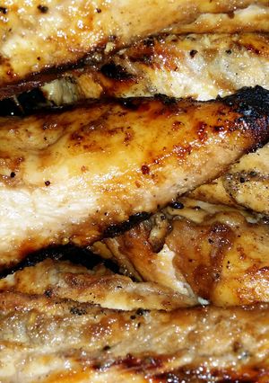 A picture of Honey garlic chicken wings.