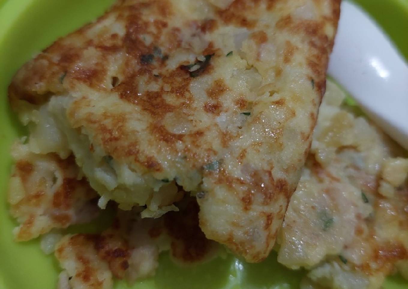 Mpasi 10 bulan Omelet ayam kentang