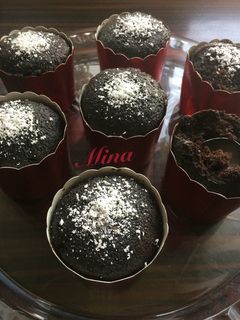 عکسی از دستور کاپ کیک شکلاتی