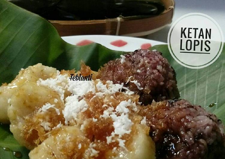 resep cara membuat Ketan lopis