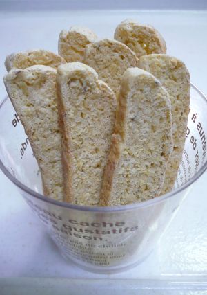 A picture of Oil and Egg Free Okara Biscotti.