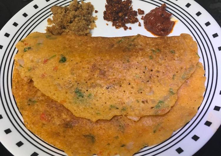 How to Make Speedy Adai Dosa - Multi lentil Crepe