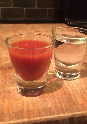 A picture of Besito's Sangrita.