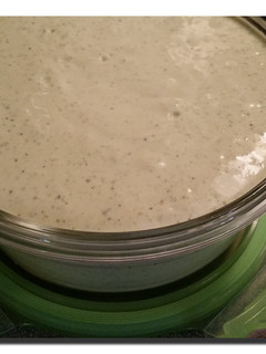 A picture of Cilantro Lime Ranch Dressing.