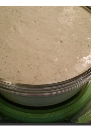 A picture of Cilantro Lime Ranch Dressing.
