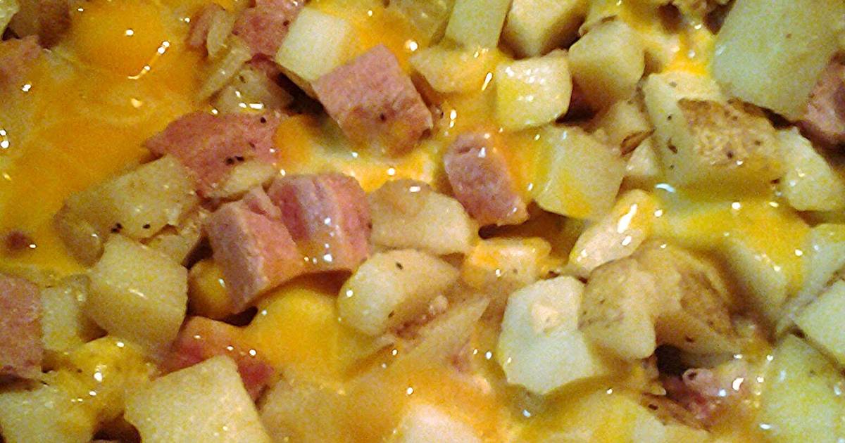 cheese spam and taters Recipe by skunkmonkey101 - Cookpad