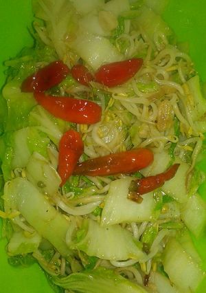 Foto resep Tumis sawi putih+doge