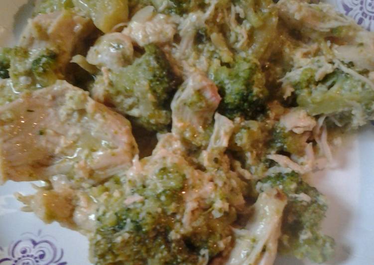 Steps to Prepare Ultimate Broccoli and chicken casserole