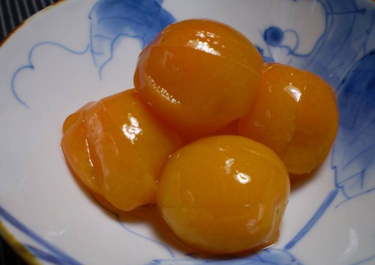 Steps to Make Favorite Candied kumquats