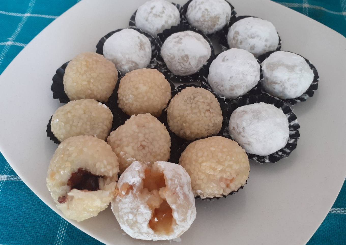 Resep Moci singkong original & wijen