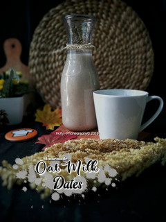 Foto resep Oat Milk Dates (homemade)
