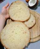 Кокосовый веганский бисквит 🥥: без лактозы, без яиц