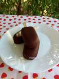 Helado de paletas de chocolate bañadas en chocolate (polos)
