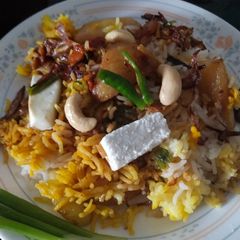 A picture of Biryani.