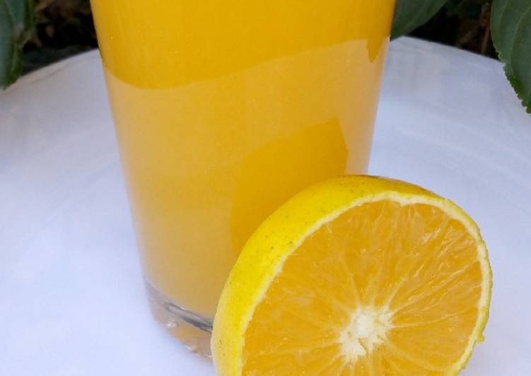 Recipe of Homemade Orange juice