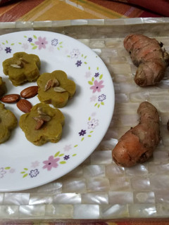 A picture of Raw Turmeric Halwa.