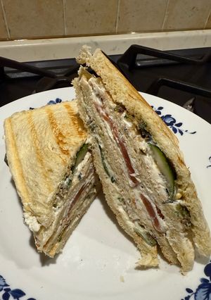 A picture of My Super Tasty Sandwich.