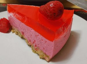 Una foto de Tarta de yogurt de kéfir o búlgaros (pajaritos)