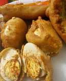 Bhajjis platter (Mirchi & egg)