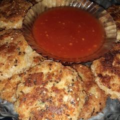 A picture of Chinese cutlets.