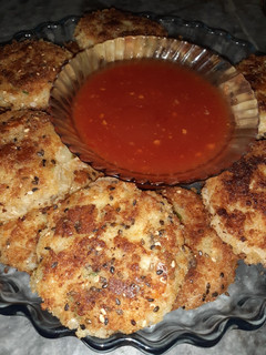 A picture of Chinese cutlets.