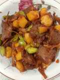 Dendeng kentang teri Pete balado
