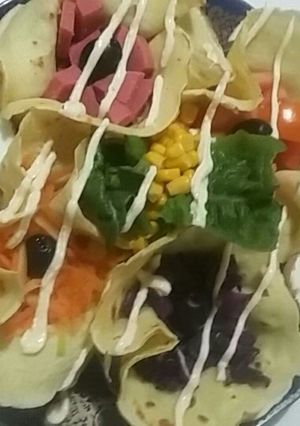 Une photo de Salade crêpe