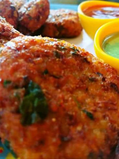 A picture of Dalia And Veggie Cutlets.