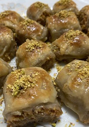 صورة لوصفة بقلاوة