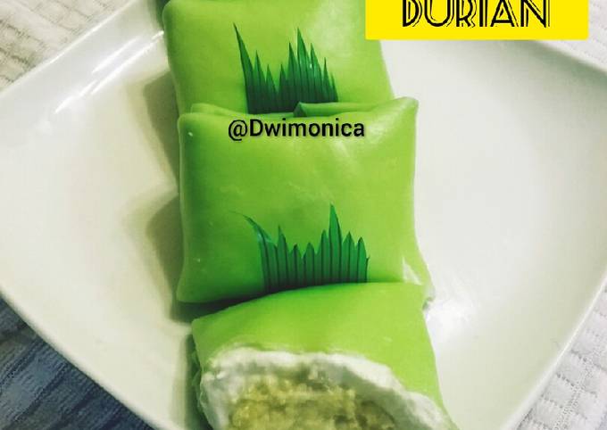 Pancake durian | Durian pancakes | Dwimonica